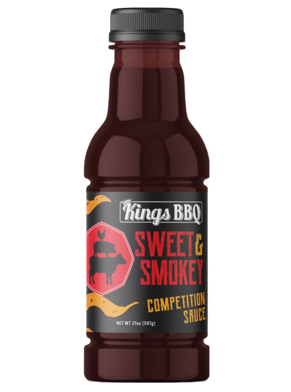 Kings BBQ Sweet and Smokey Competition Barbecue Sauce - 21.5oz - 2 PACK